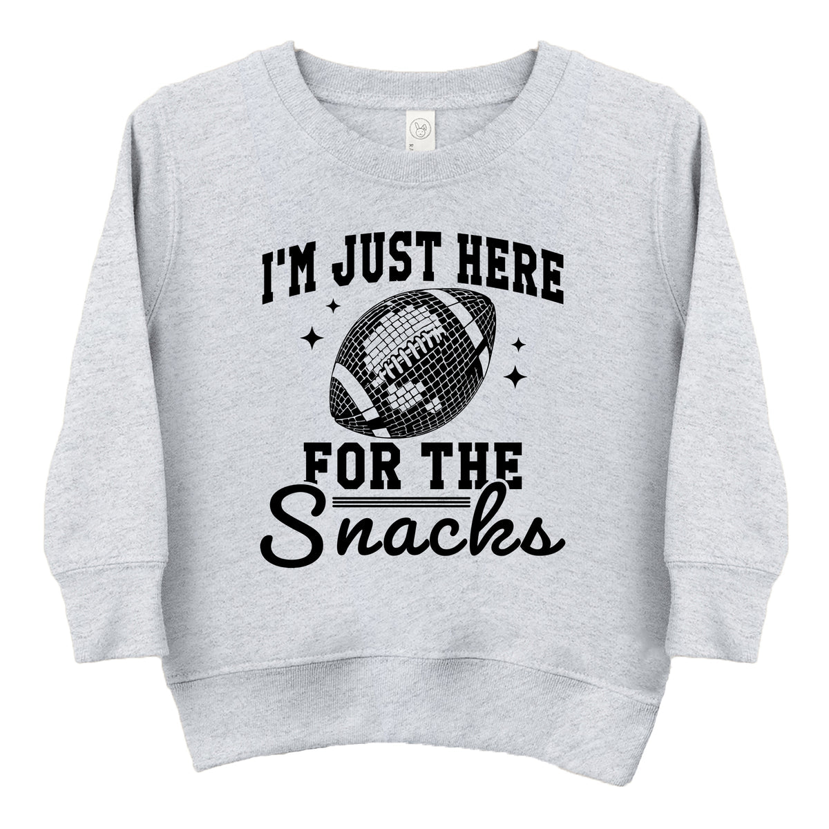 I'm Just Here For The Snacks Disco - Toddler Graphic Sweatshirt