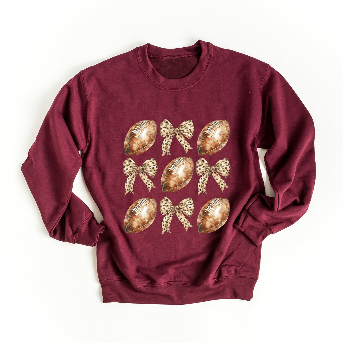 Coquette Football Chart - Women's Graphic Sweatshirt