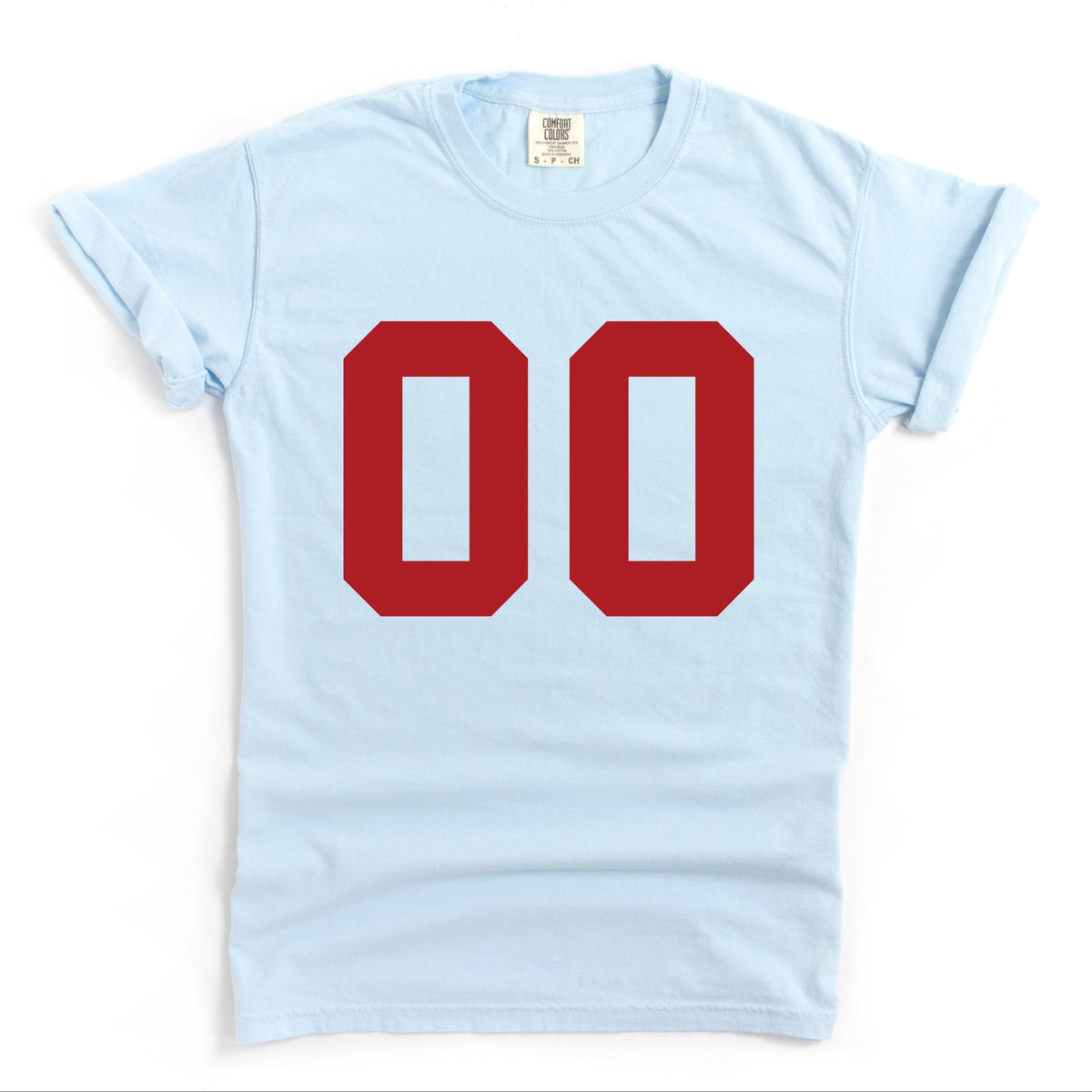 Football Jersey 00 - Womens Garment Dyed Tee