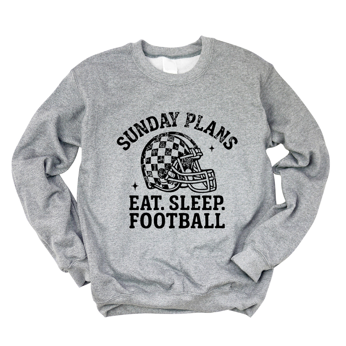 Sunday Plans: Eat. Sleep. Football - Women's Graphic Sweatshirt