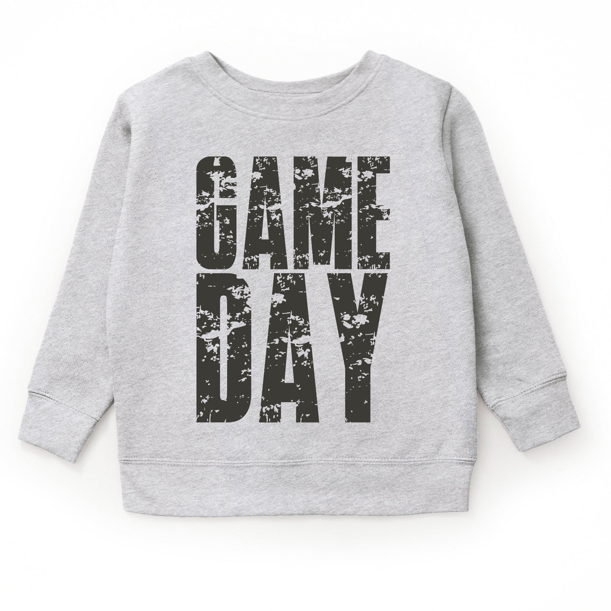 Game Day Block Distressed - Youth Graphic Sweatshirt
