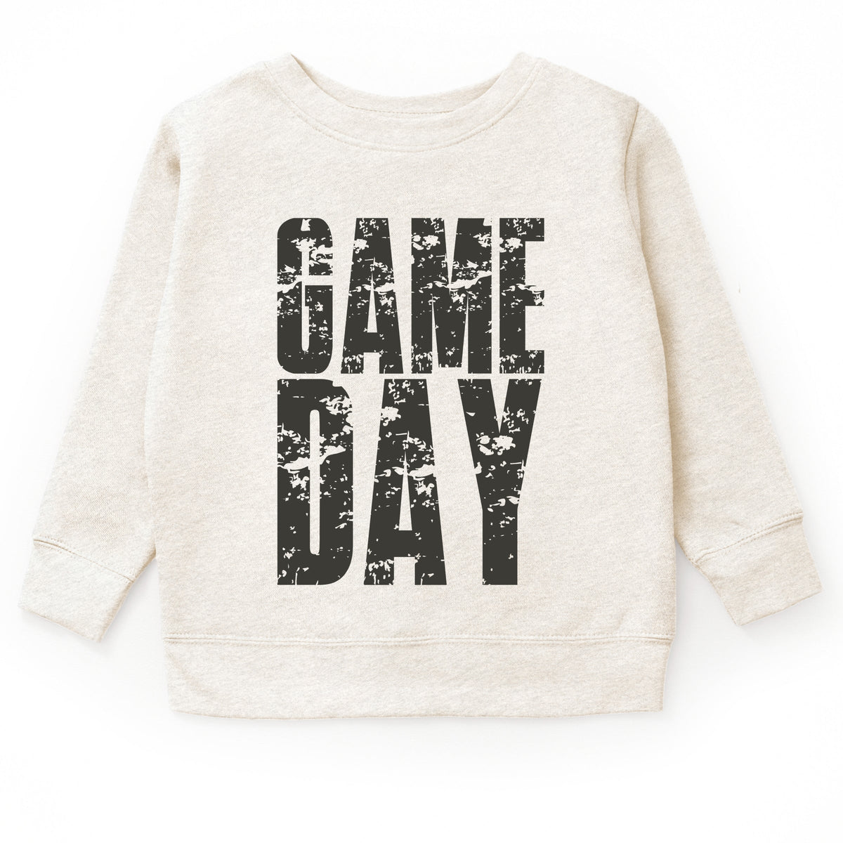 Game Day Block Distressed - Youth Graphic Sweatshirt