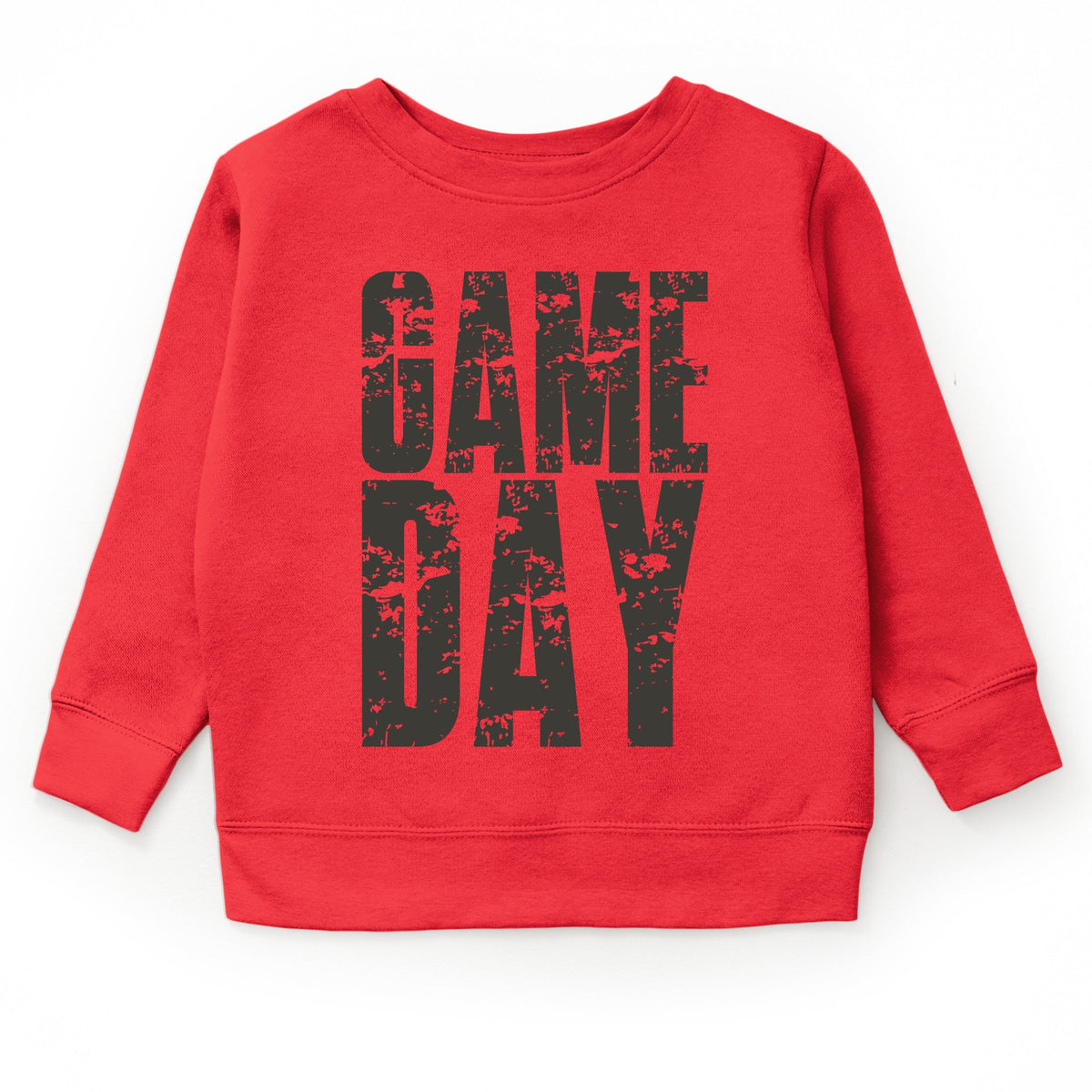 Game Day Block Distressed - Youth Graphic Sweatshirt