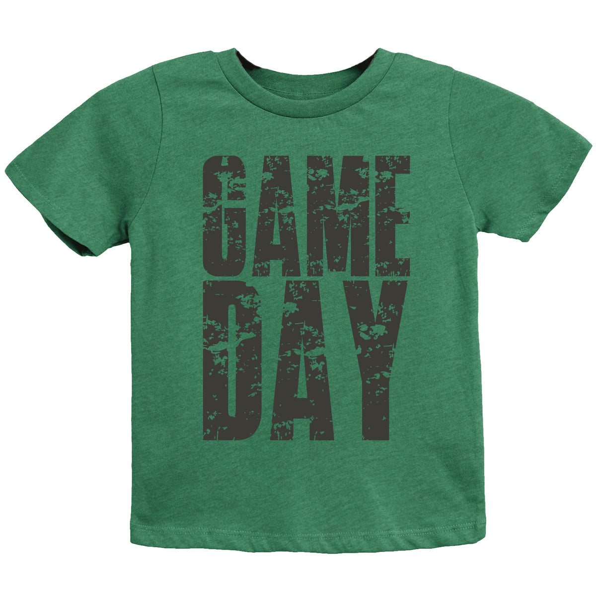 Game Day Block Distressed - Youth Short Sleeve Graphic T-Shirt