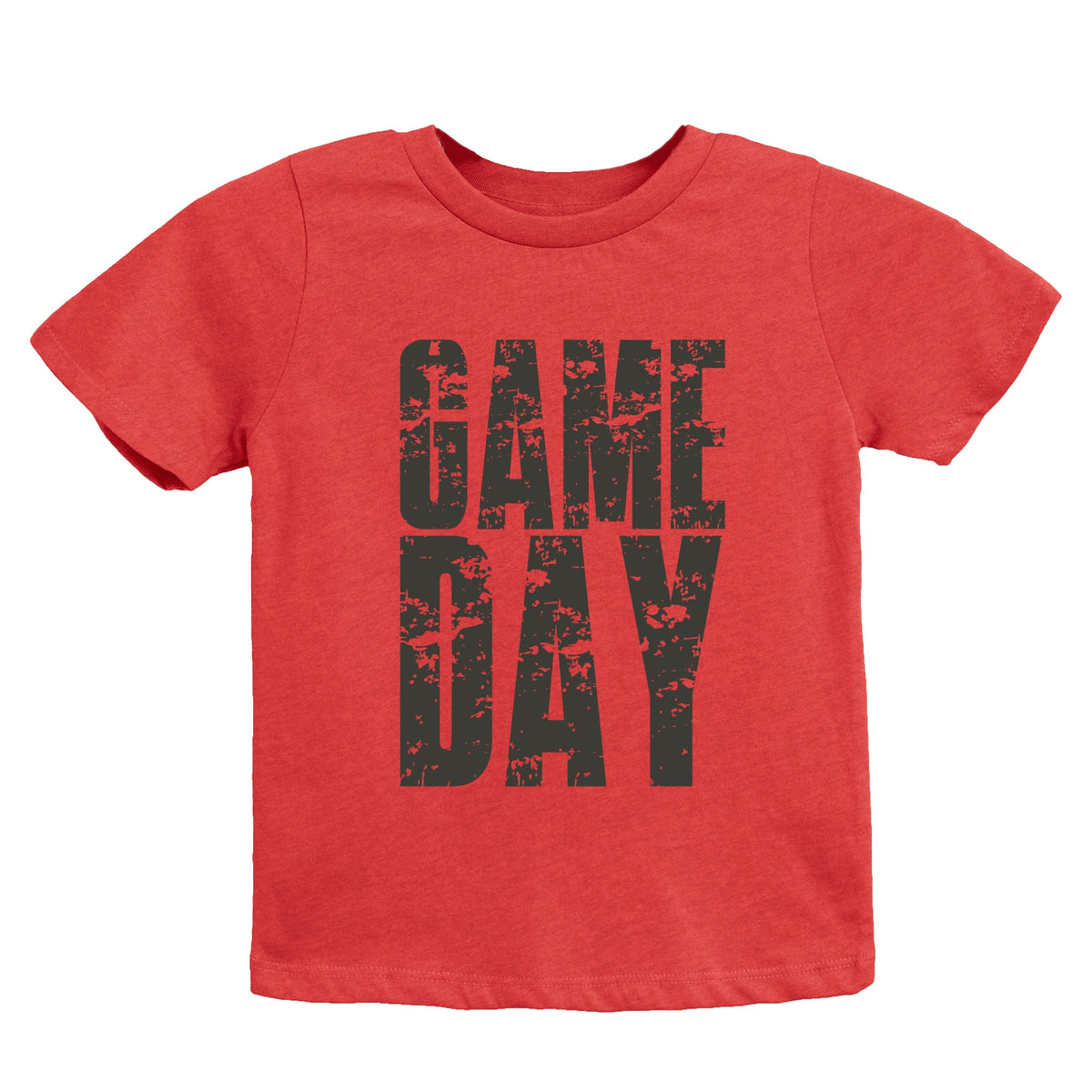 Game Day Block Distressed - Youth Short Sleeve Graphic T-Shirt