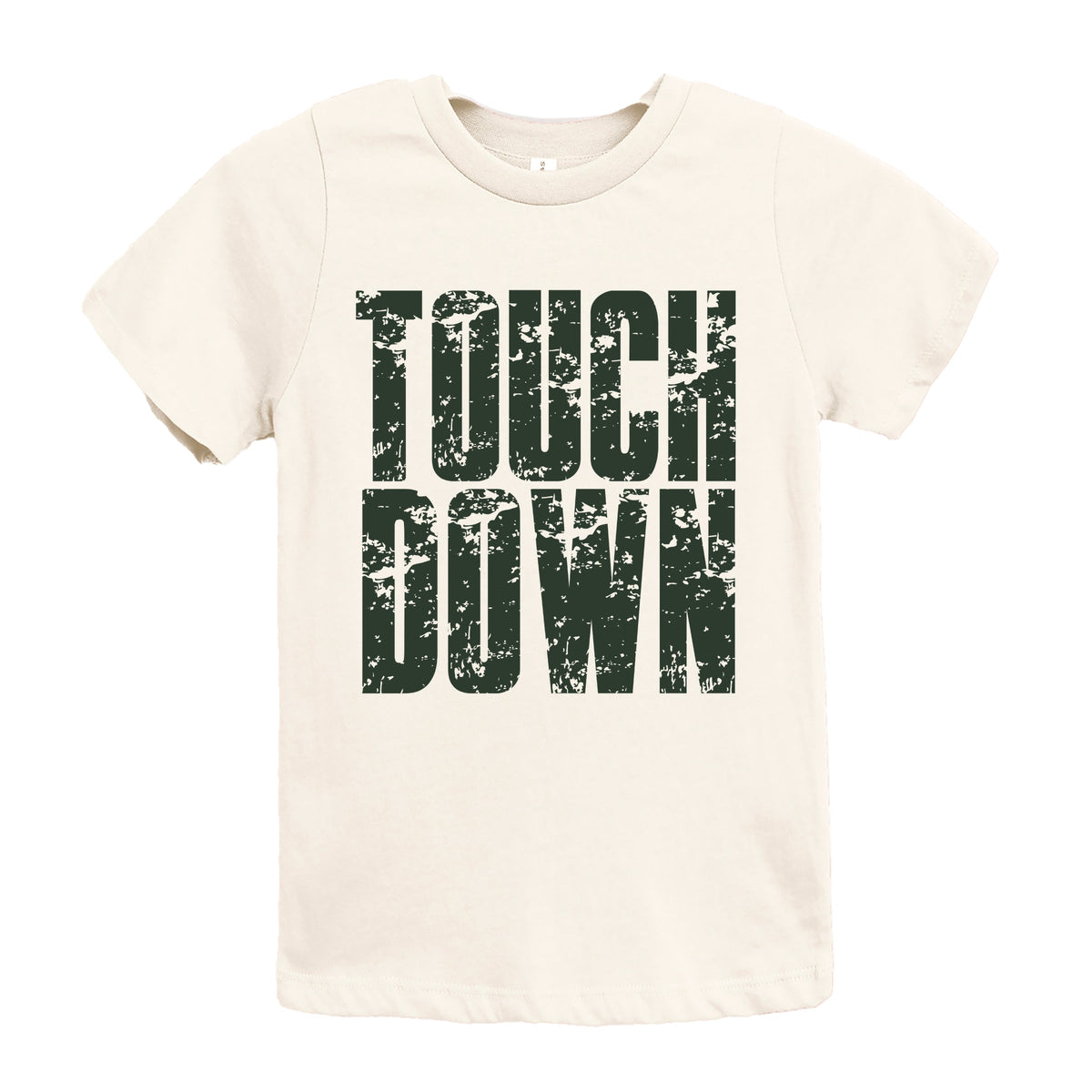 Touch Down Block Distressed - Youth Short Sleeve Graphic T-Shirt
