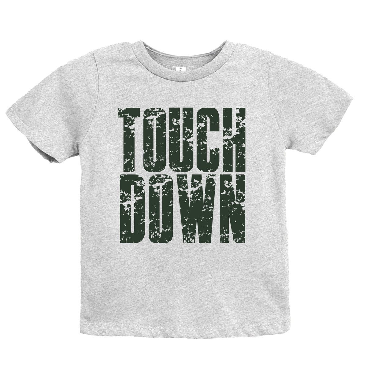 Touch Down Block Distressed - Youth Short Sleeve Graphic T-Shirt