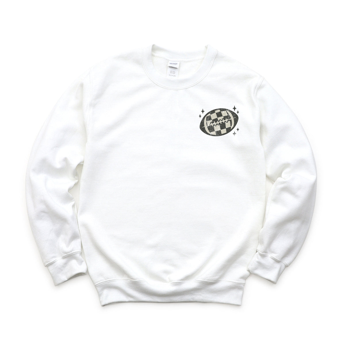Football Sparkles Distressed - Women's Graphic Sweatshirt