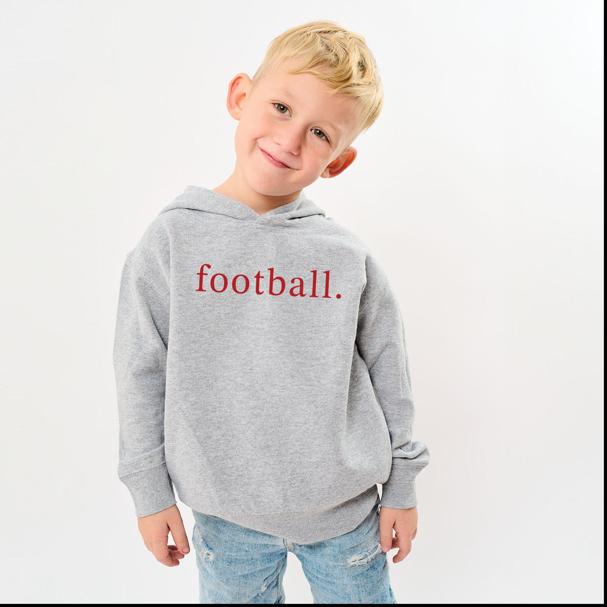 Football Typewriter - Toddler Hoodie