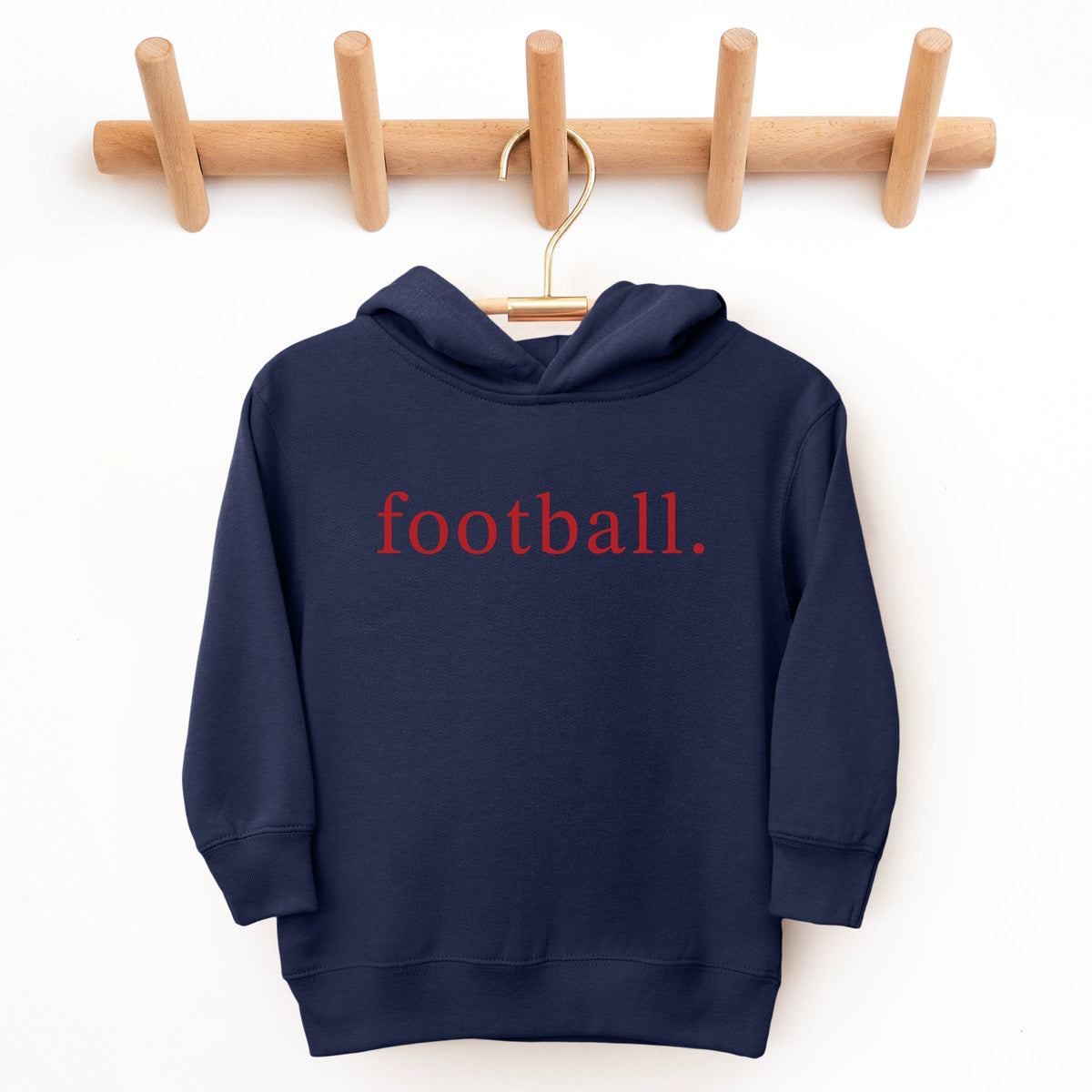 Football Typewriter - Toddler Hoodie