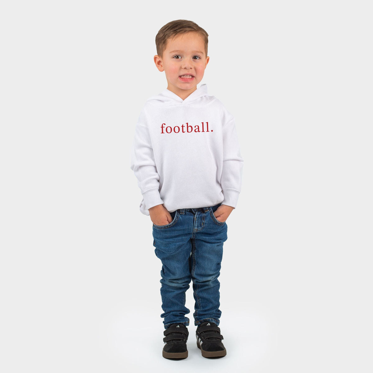 Football Typewriter - Toddler Hoodie