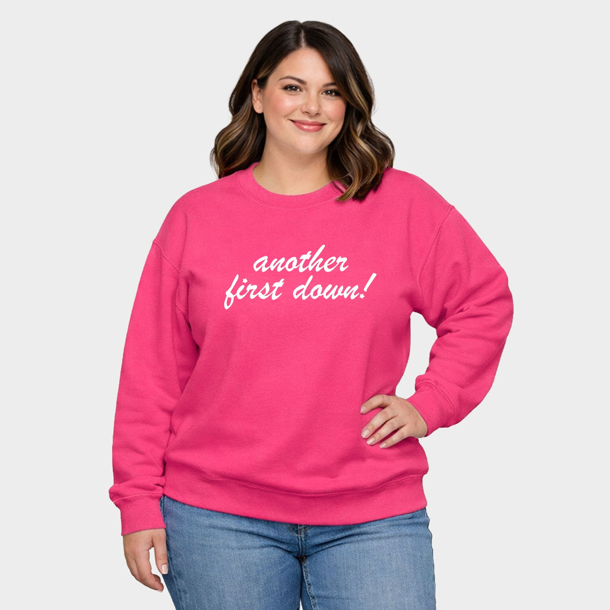 Another First Down - Women's Plus Sweatshirt