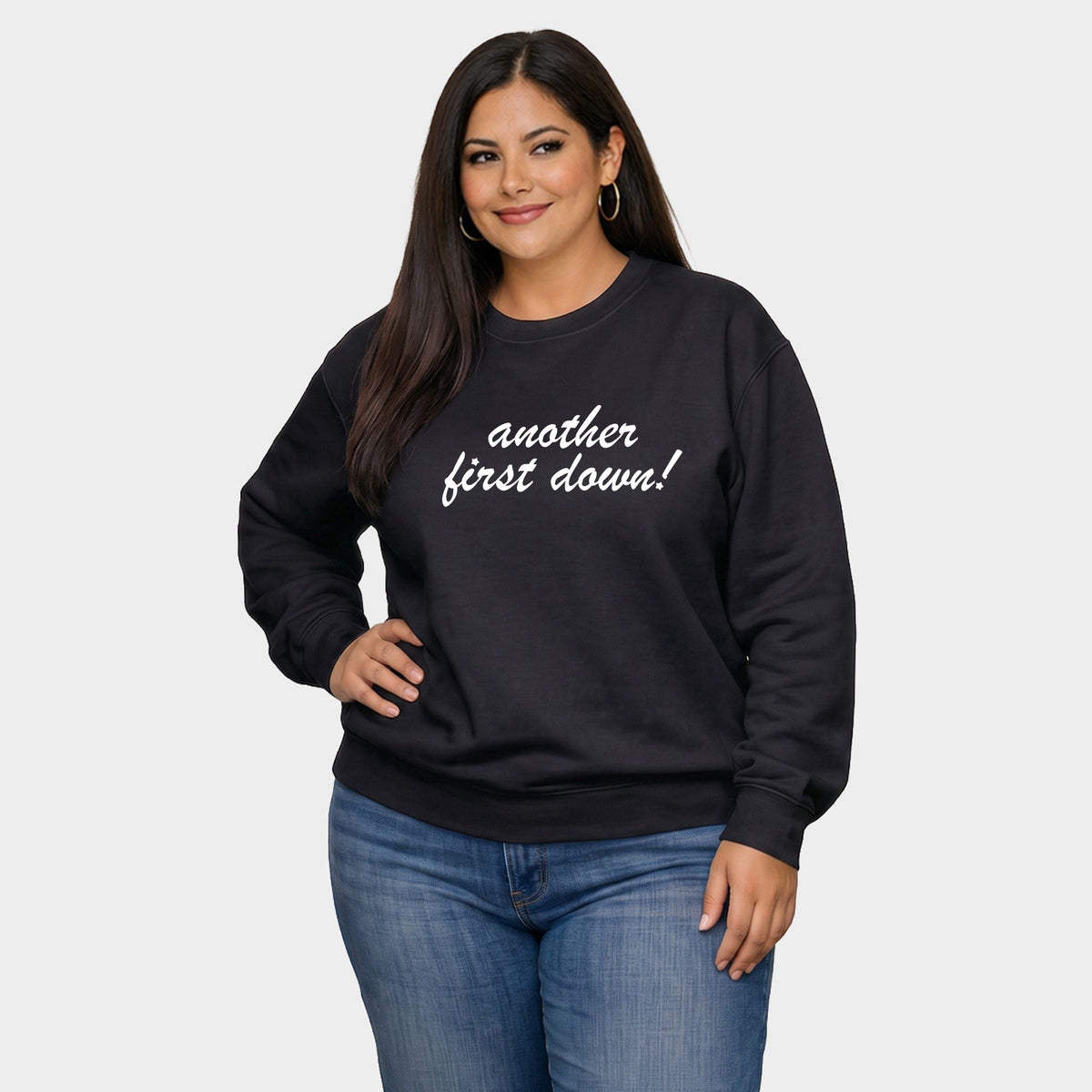 Another First Down - Women's Plus Sweatshirt