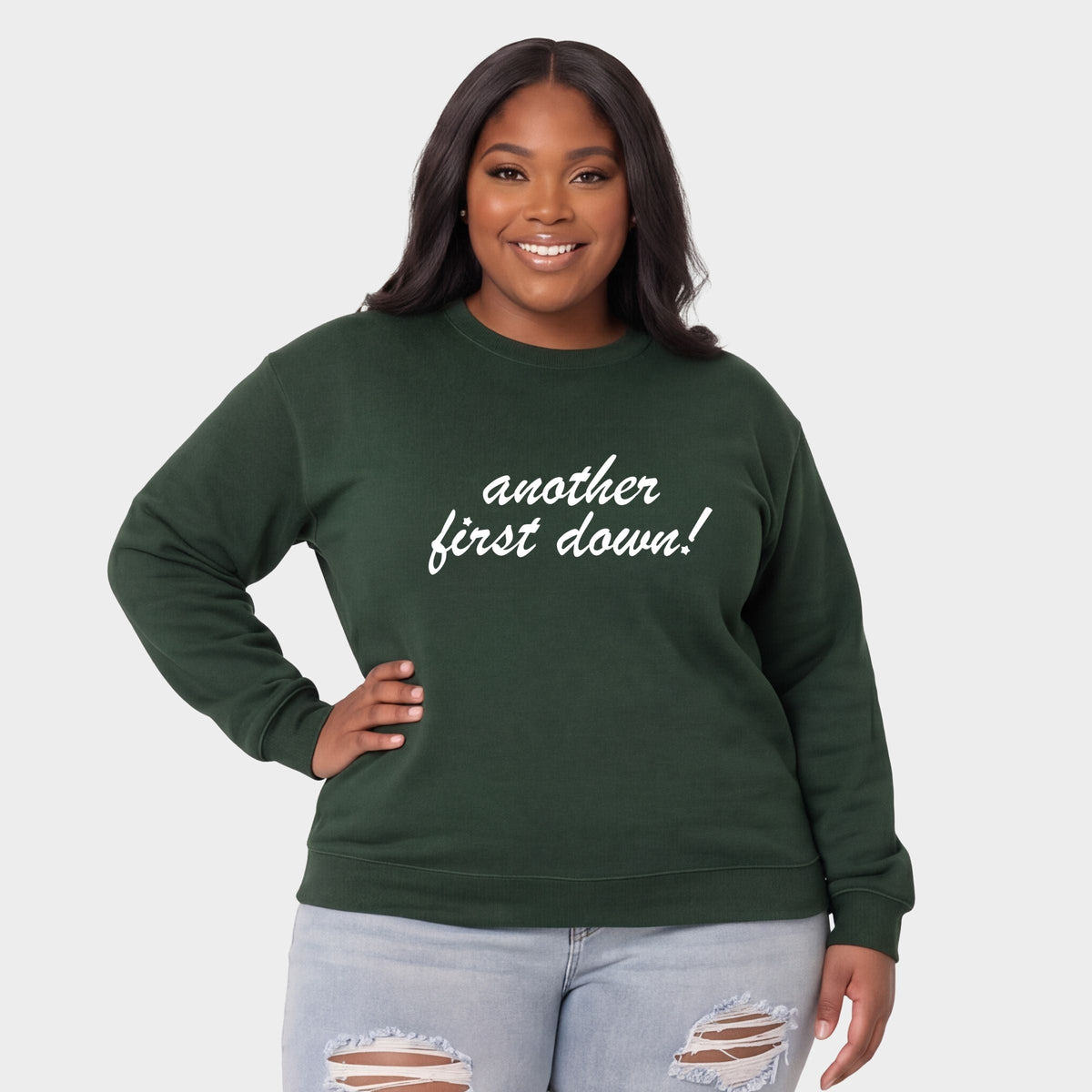 Another First Down - Women's Plus Sweatshirt