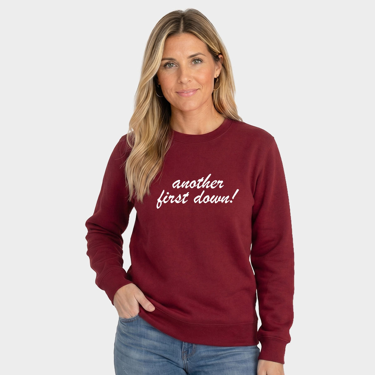 Another First Down - Women's Graphic Sweatshirt