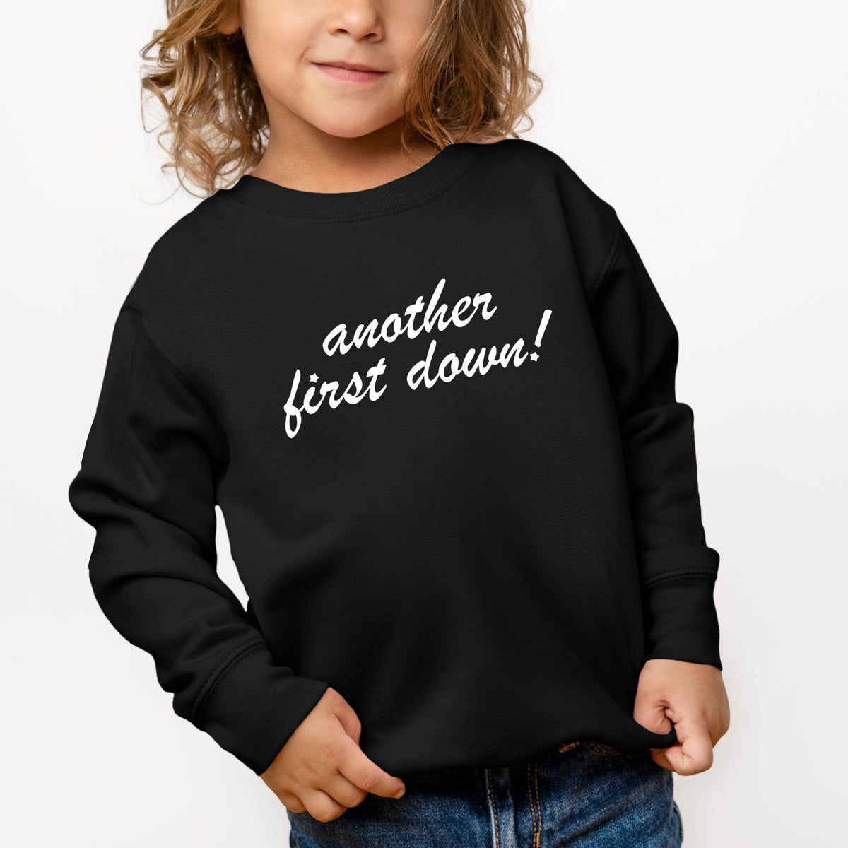 Another First Down - Toddler Graphic Sweatshirt