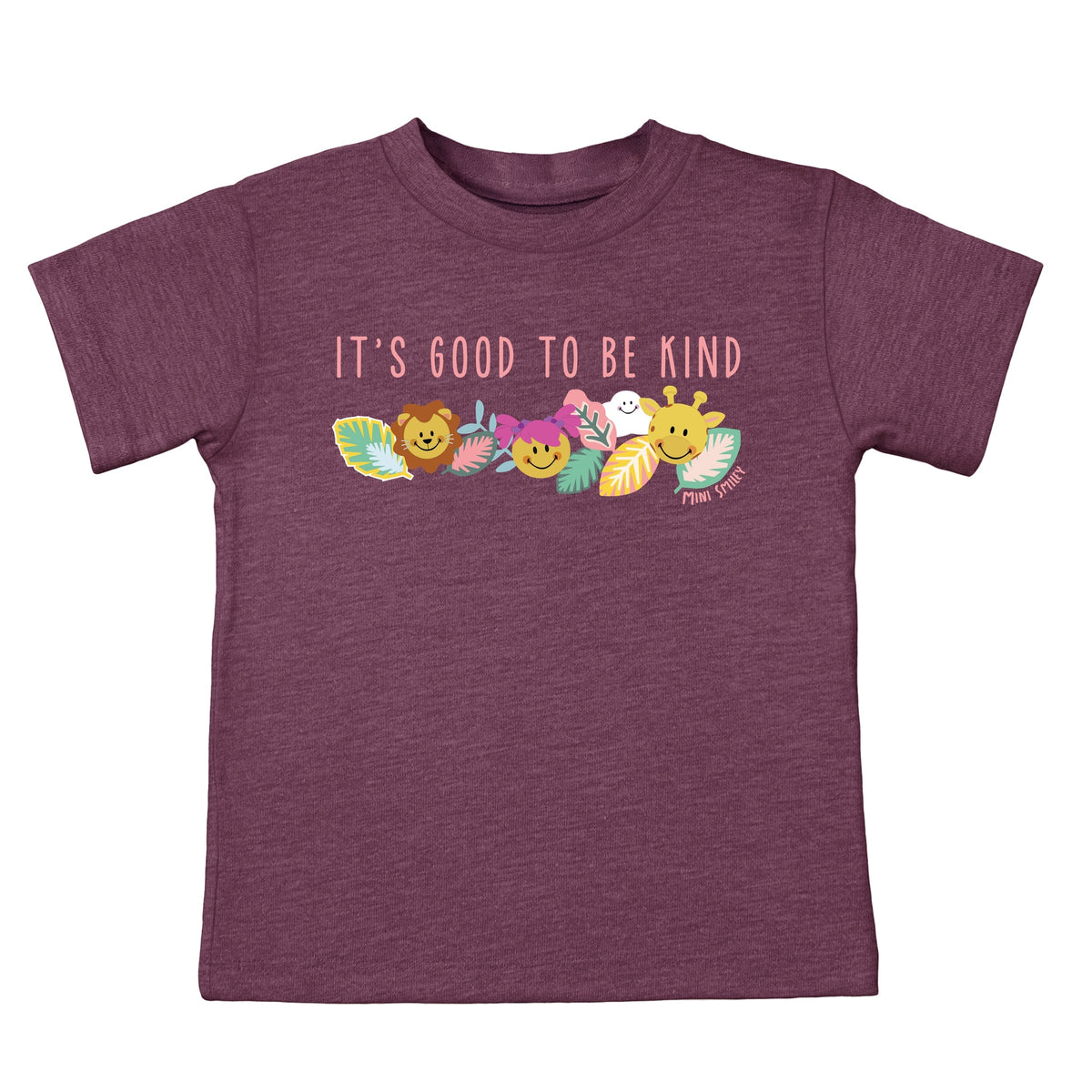 Mini Smiley It's Good To Be Kind Aria - Toddler Short Sleeve Graphic T-Shirt