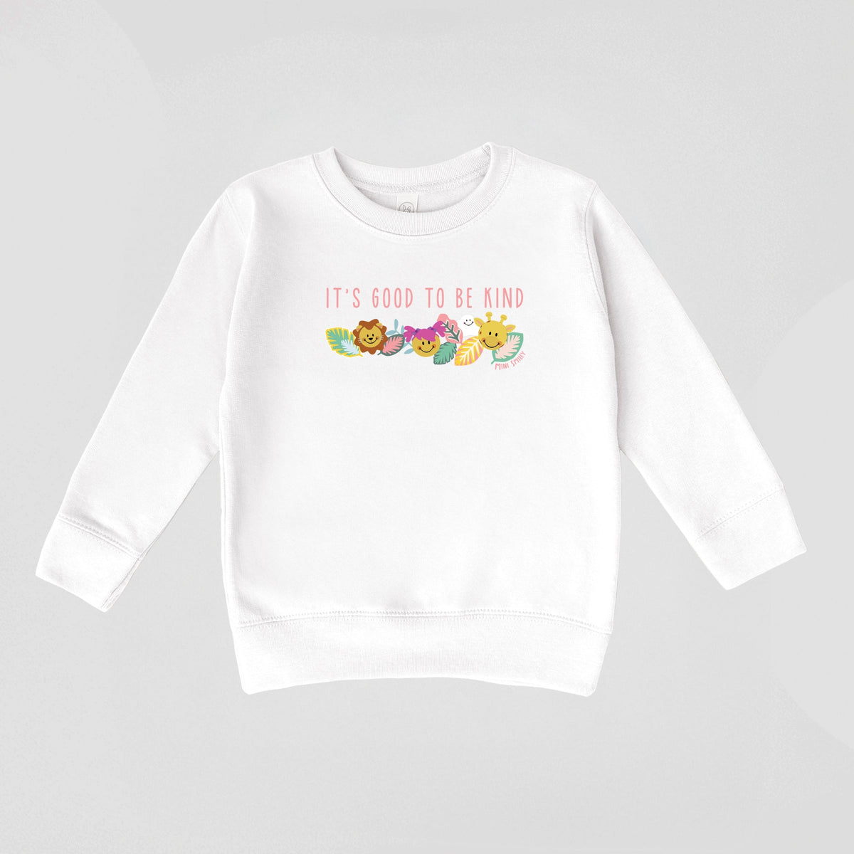 Mini Smiley It's Good To Be Kind Aria - Toddler Graphic Sweatshirt