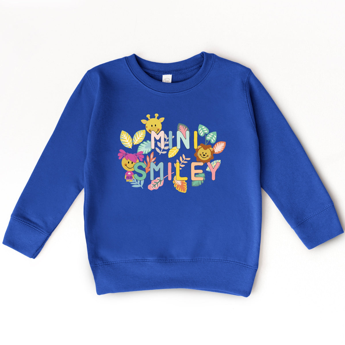Mini Smiley Leaves - Toddler Graphic Sweatshirt