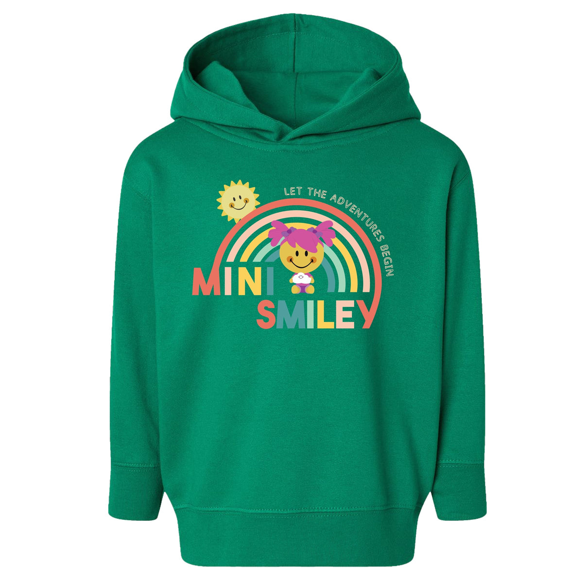 Mini Smiley Let The Adventures Begin Aria - Toddler Hoodie