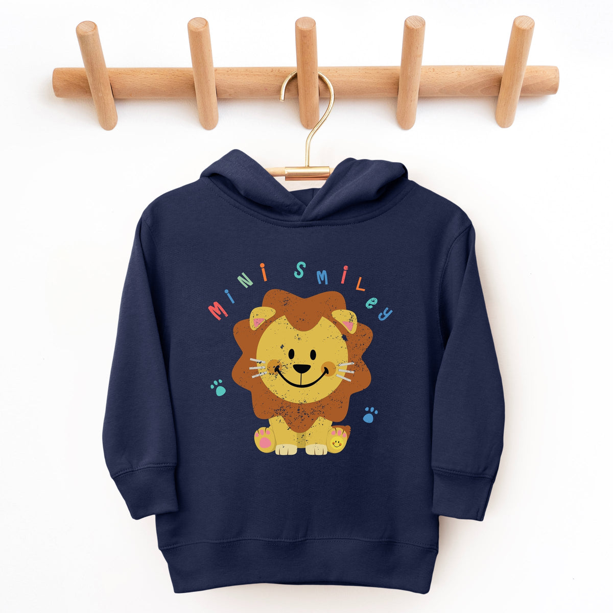 Mini Smiley Lion Paws - Toddler Hoodie