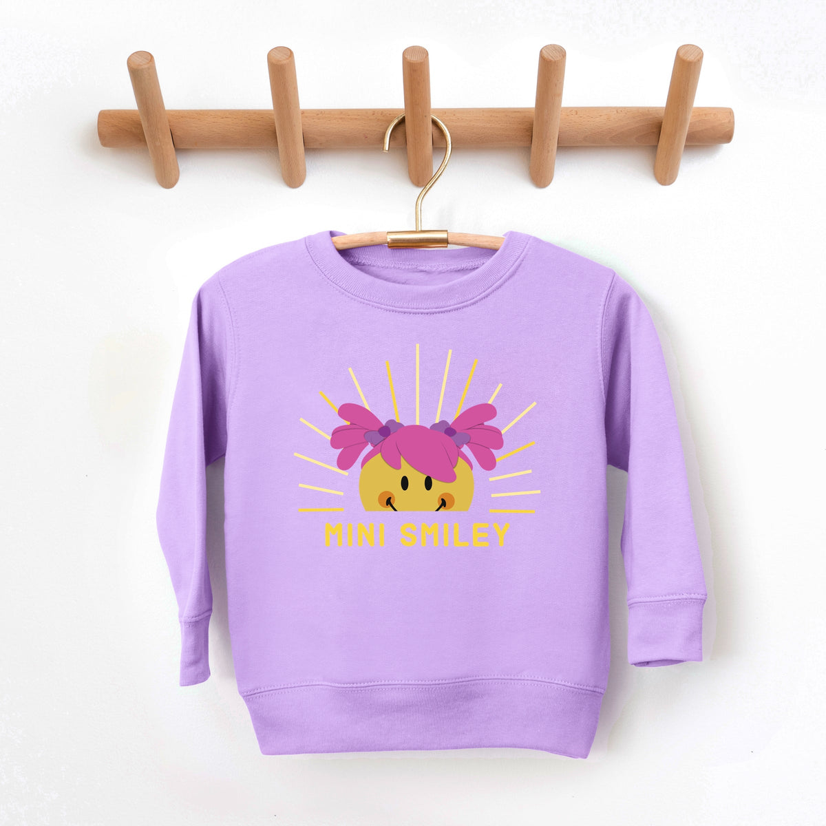Mini Smiley Aria Sunshine - Toddler Graphic Sweatshirt