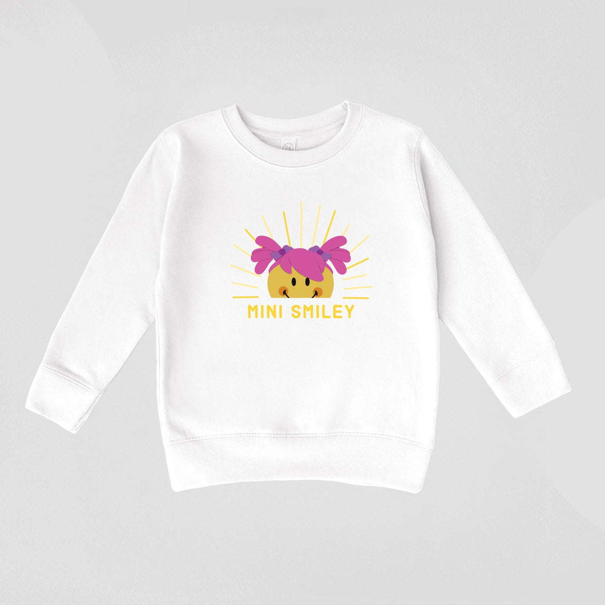 Mini Smiley Aria Sunshine - Toddler Graphic Sweatshirt