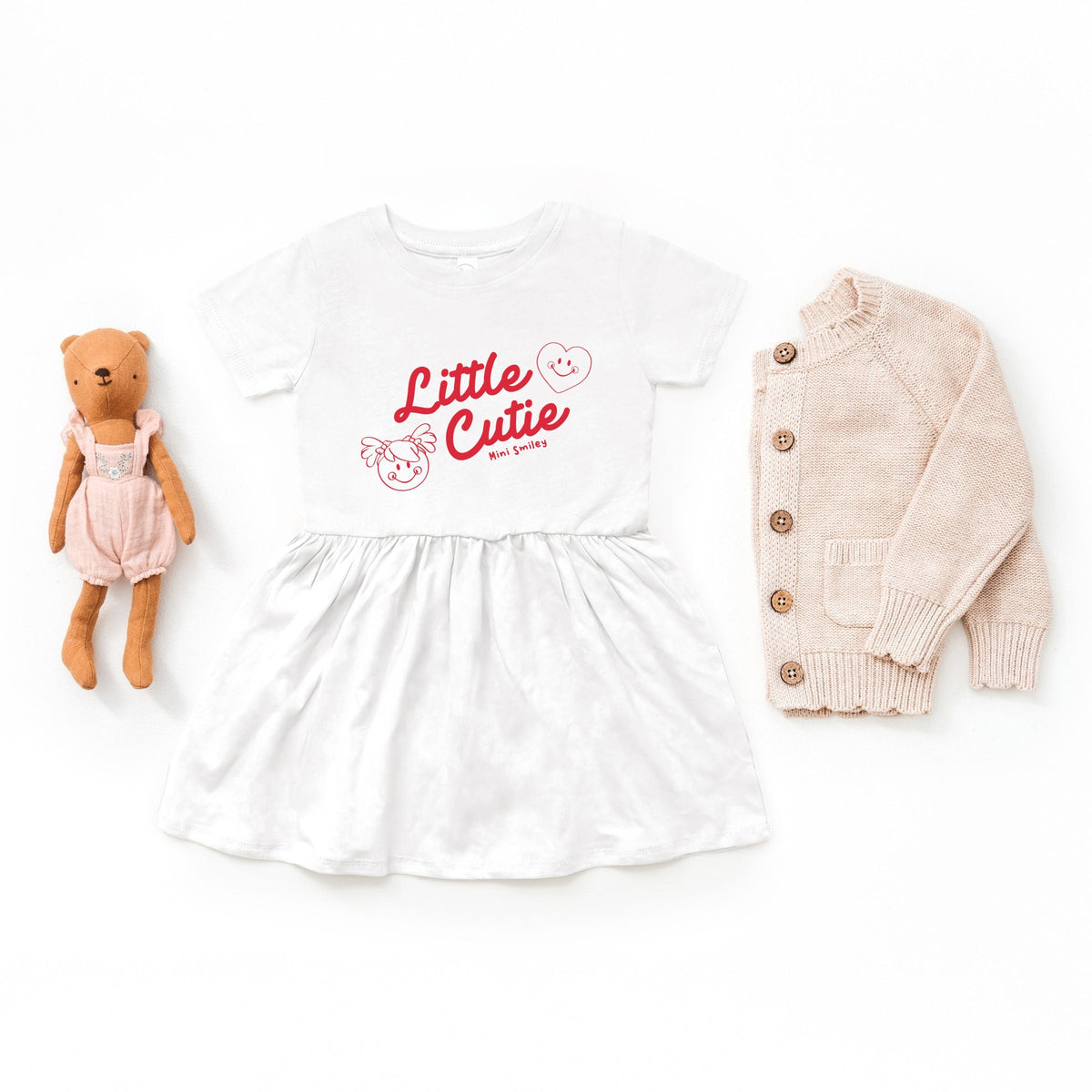 Mini Smiley Little Cutie Outline - Infant Dress