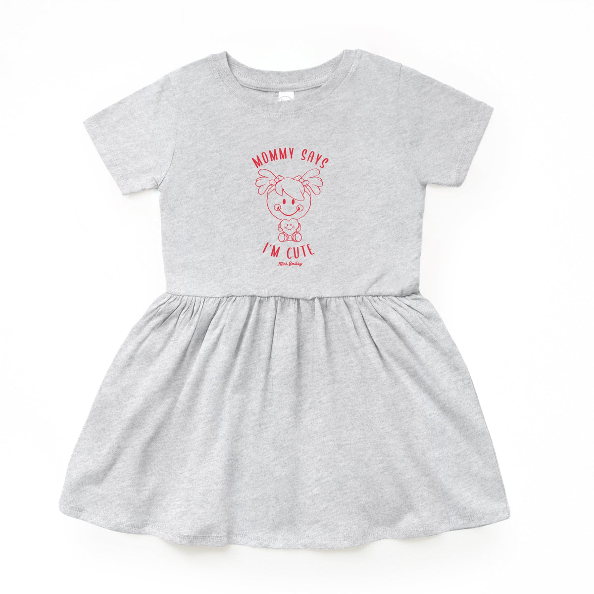 Mini Smiley Mommy Says I'm Cute - Infant Dress