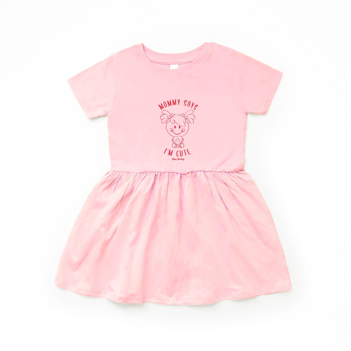 Mini Smiley Mommy Says I'm Cute - Infant Dress
