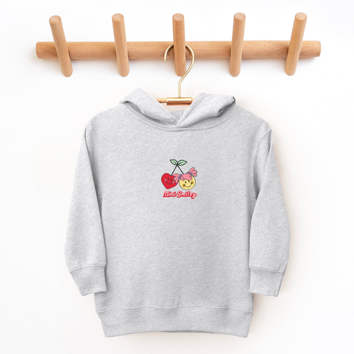 Mini Smiley Kind Cute & Happy - Toddler Hoodie