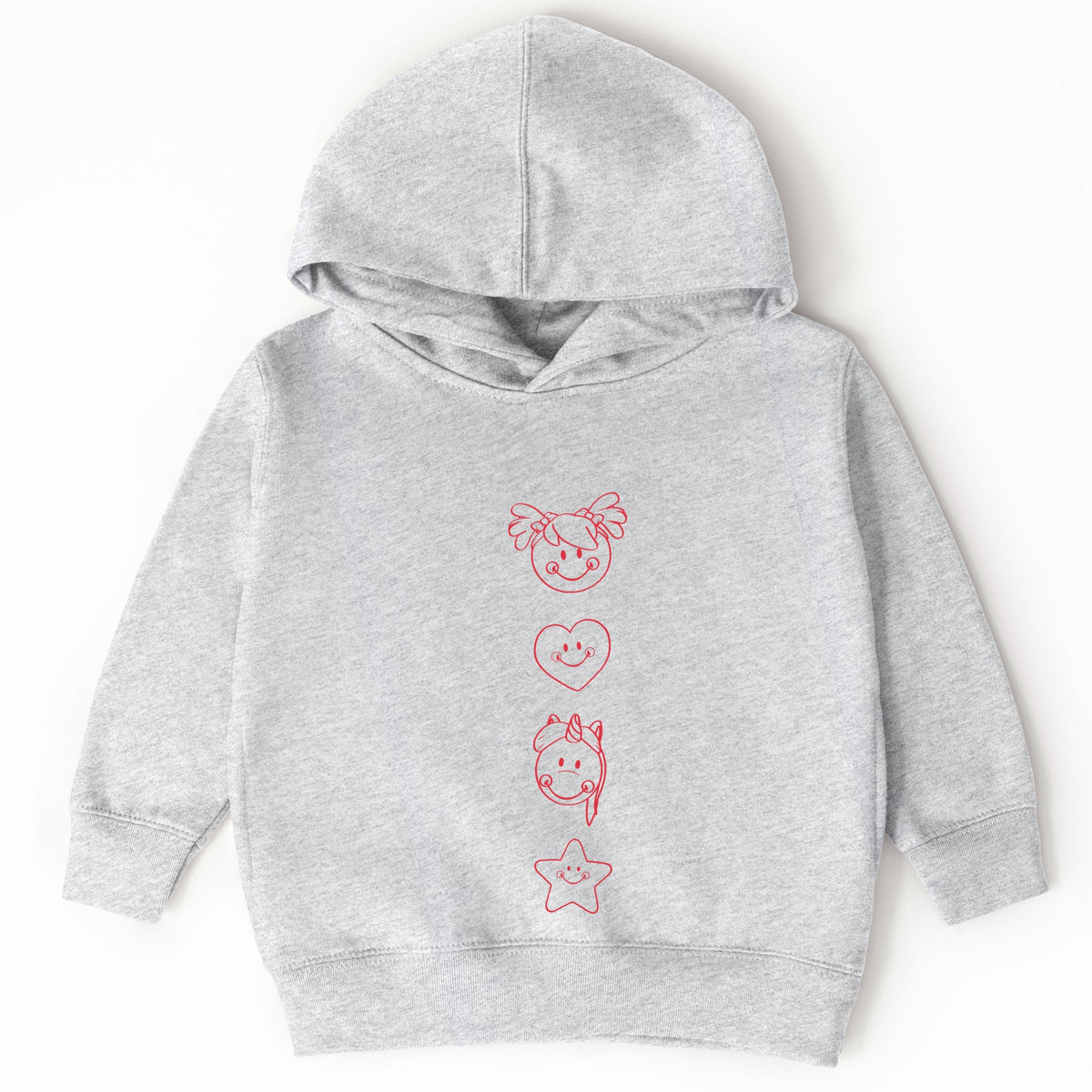 Mini Smiley Love Starts Small - Toddler Hoodie