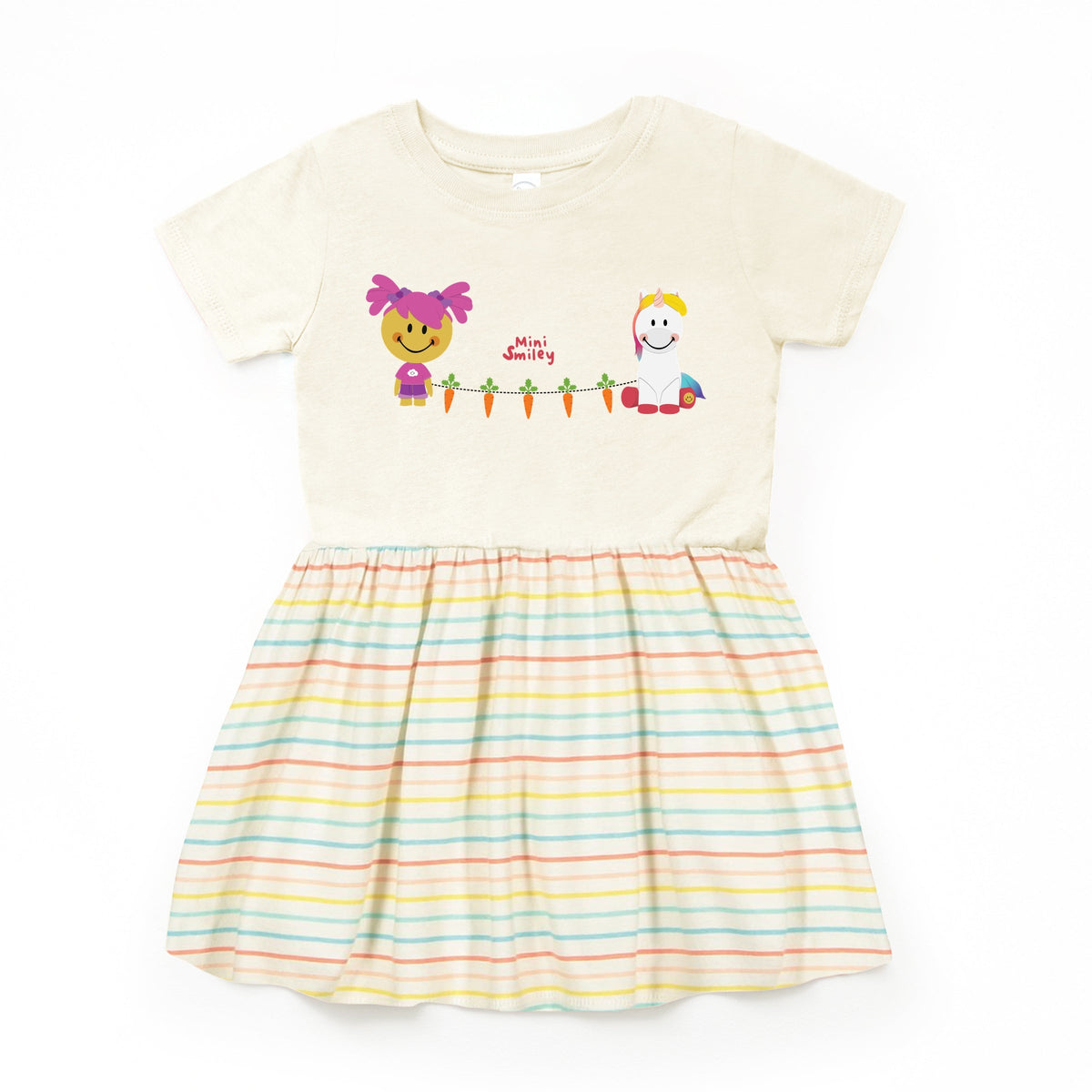 Mini Smiley Aria Carrot Garland - Infant Dress