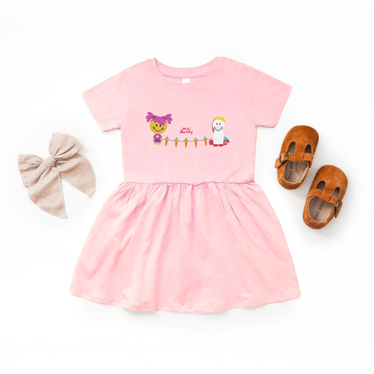 Mini Smiley Aria Carrot Garland - Infant Dress