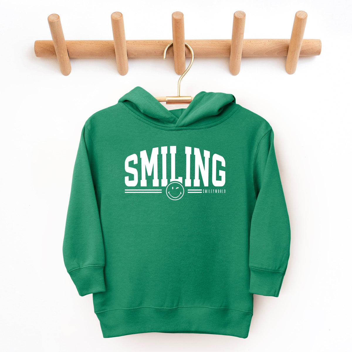 SmileyWorld Arched Varsity - Toddler Hoodie