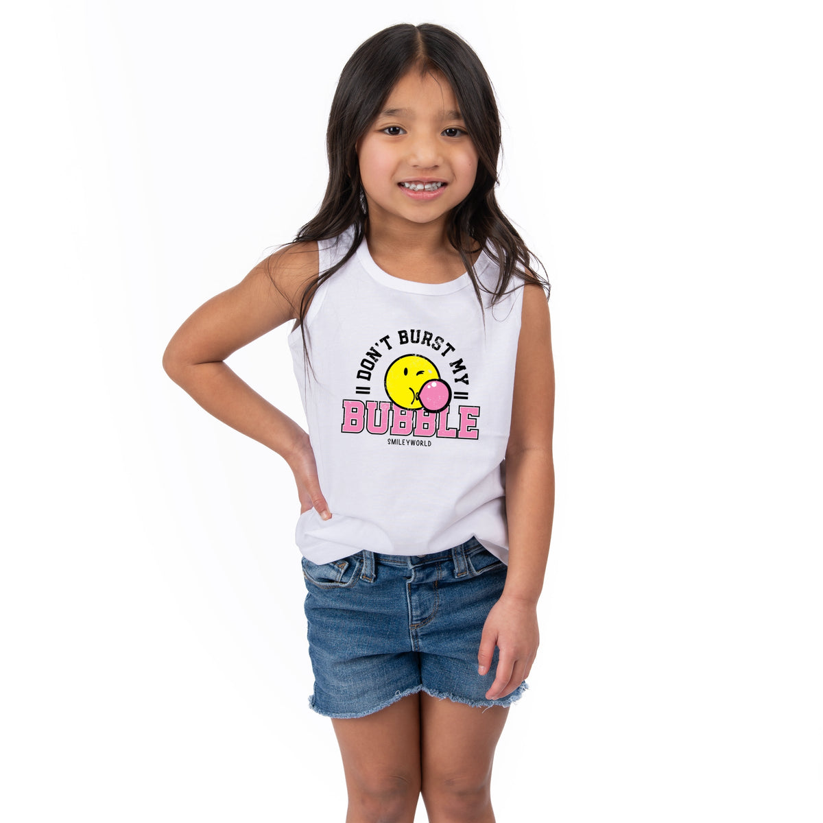 SmileyWorld Don't Burst My Bubble - Toddler Graphic Tank