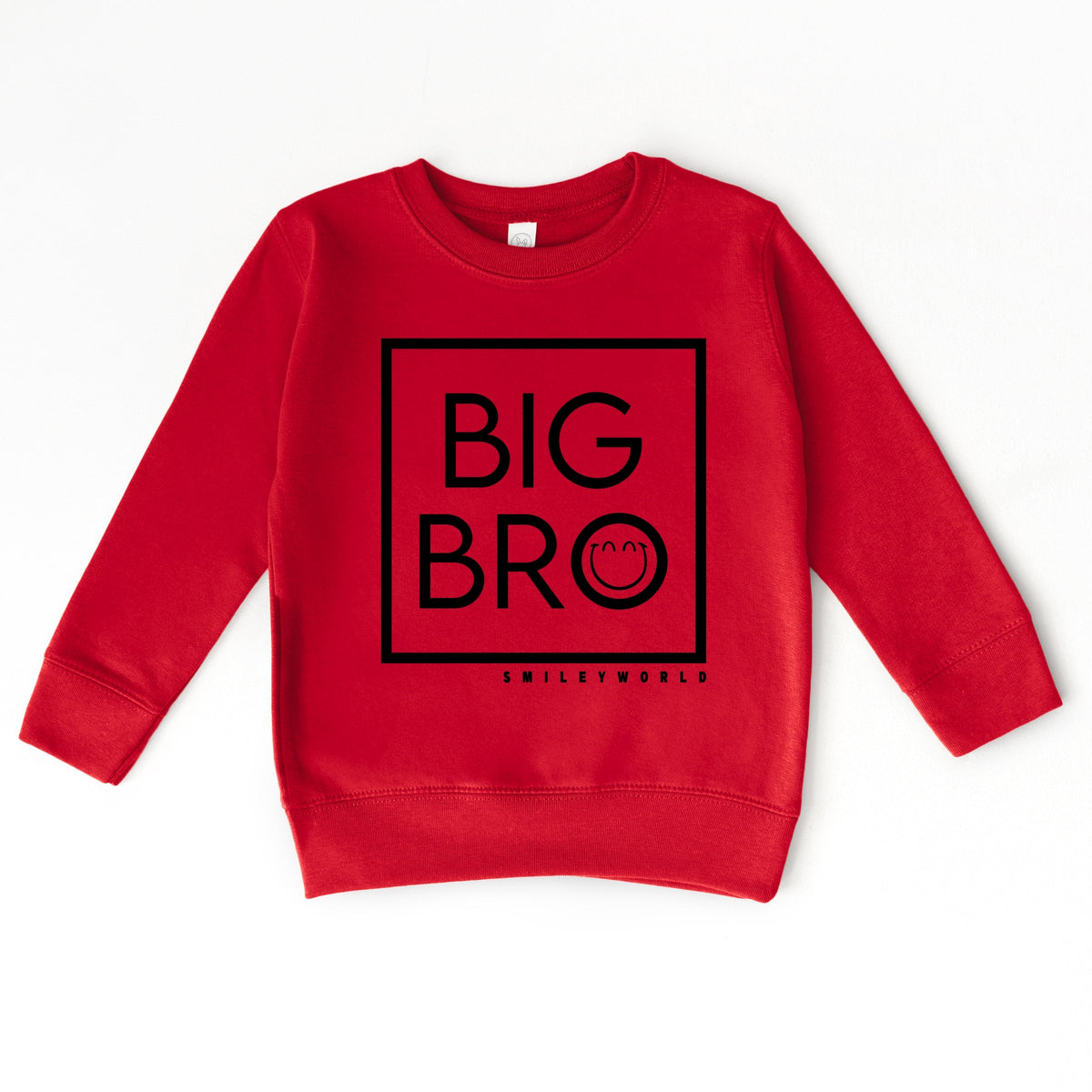 SmileyWorld Big Bro Square - Toddler Graphic Sweatshirt