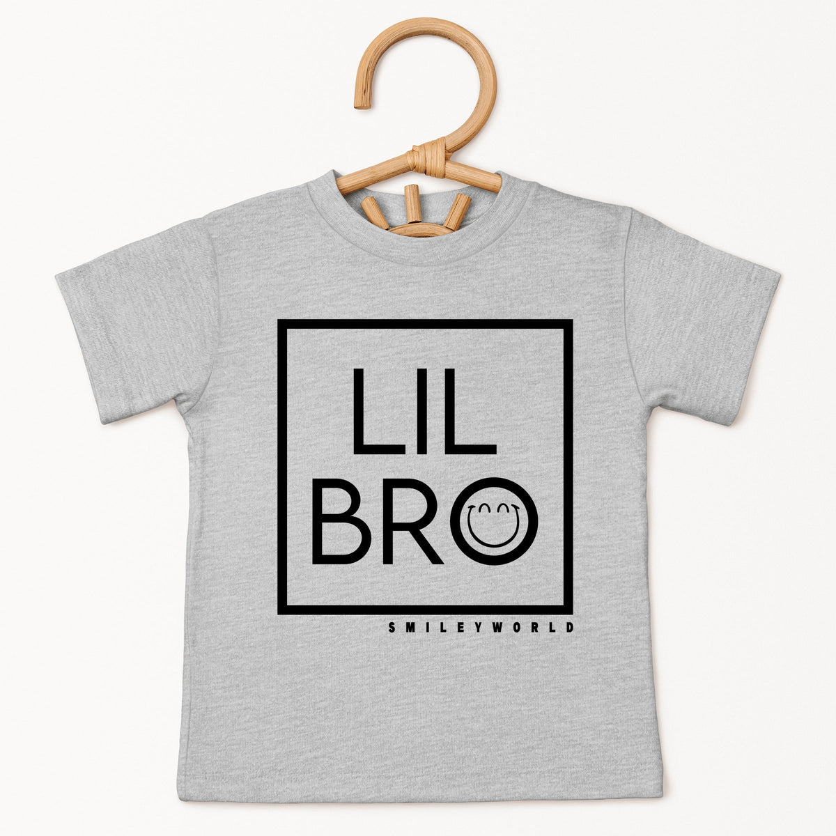 SmileyWorld Lil Bro Square - Toddler Short Sleeve Graphic T-Shirt
