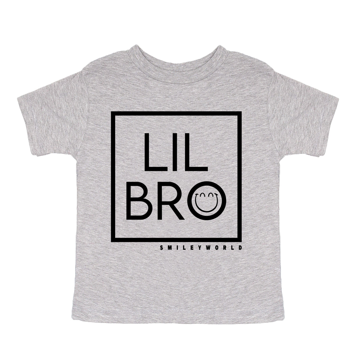 SmileyWorld Lil Bro Square - Toddler Short Sleeve Graphic T-Shirt