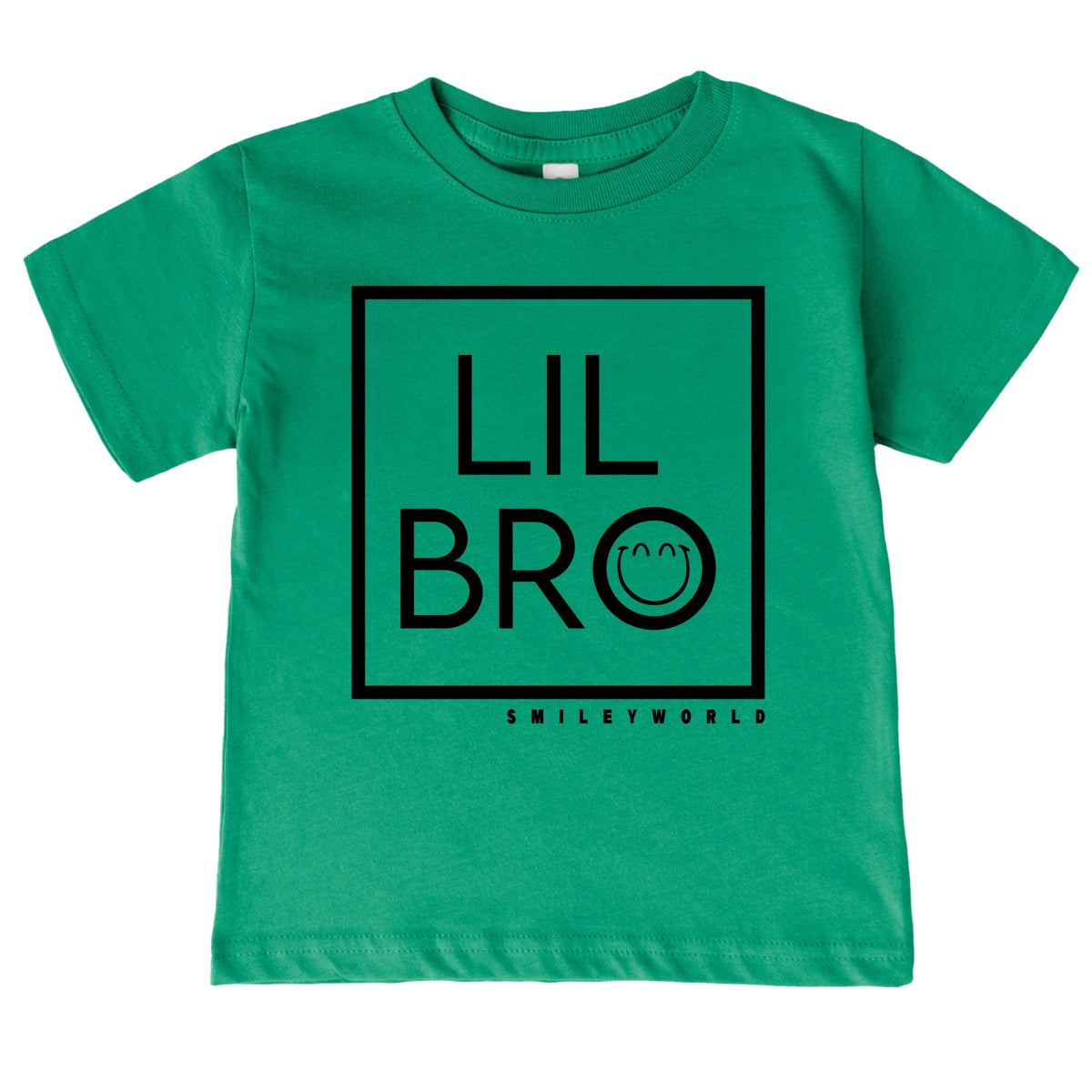 SmileyWorld Lil Bro Square - Toddler Short Sleeve Graphic T-Shirt
