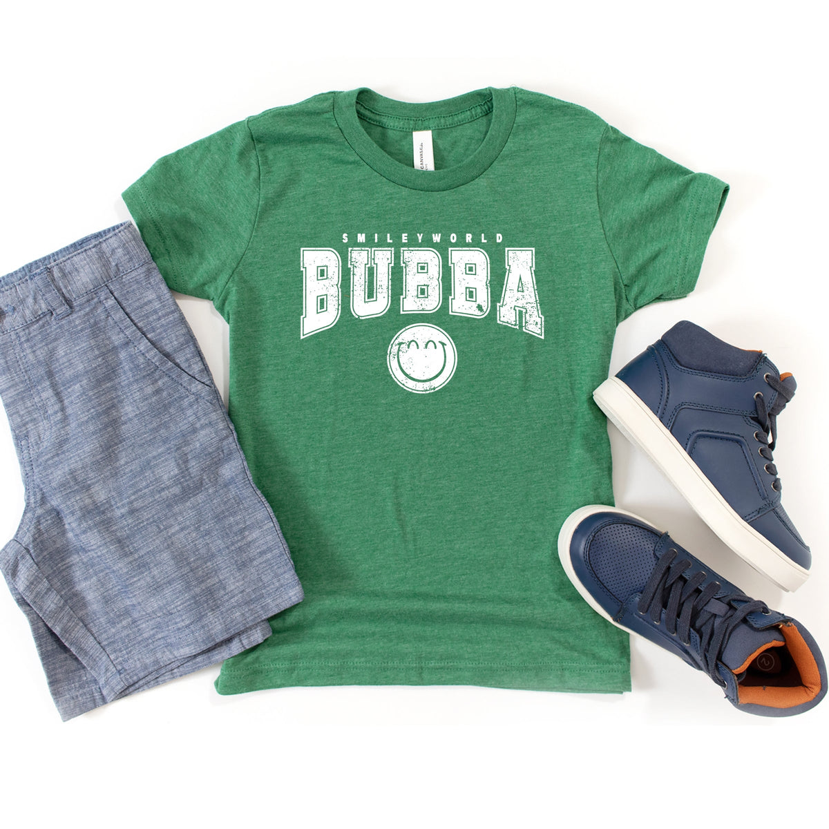 SmileyWorld Bubba Solid - Youth Short Sleeve Graphic T-Shirt