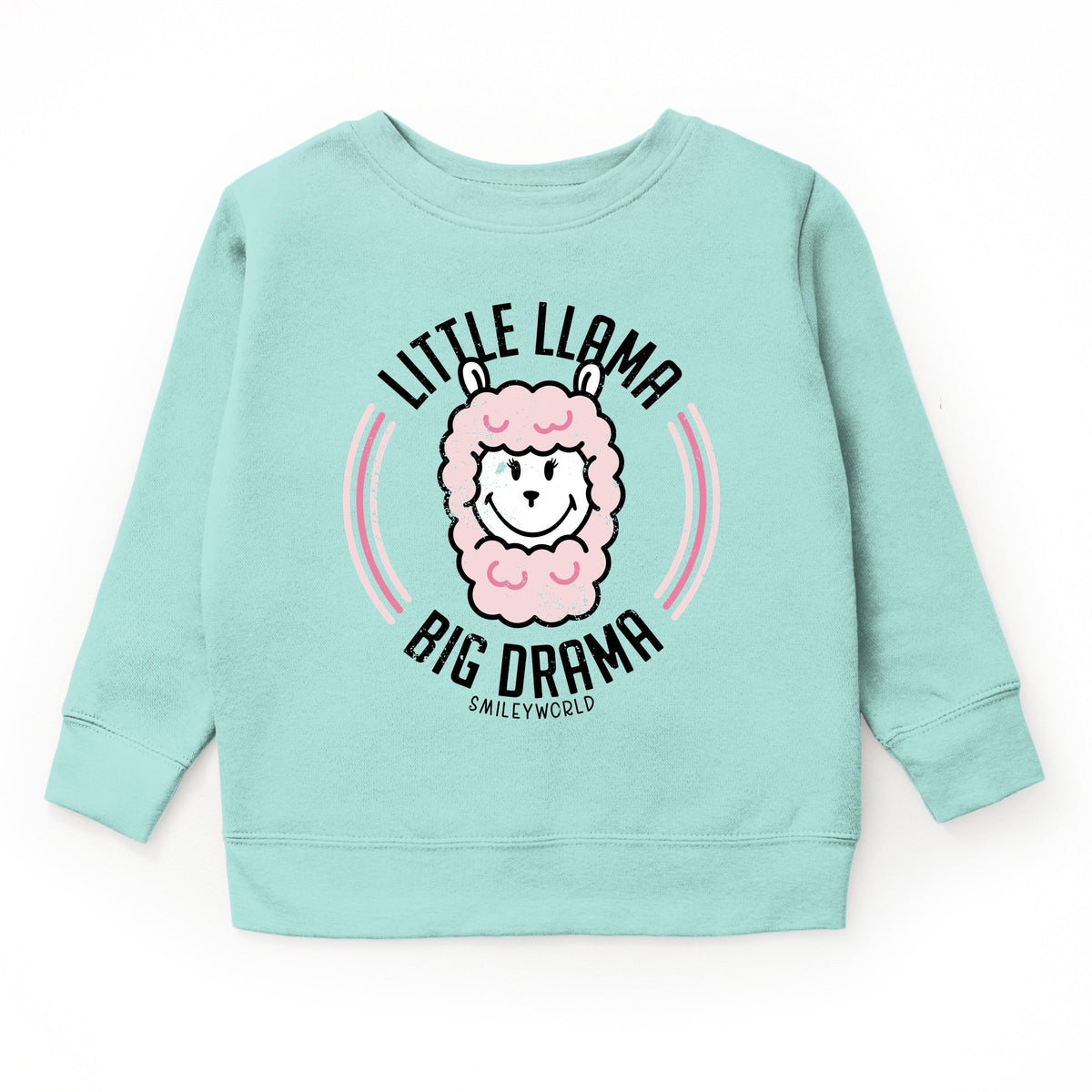 SmileyWorld Little Llama Big Drama - Youth Graphic Sweatshirt
