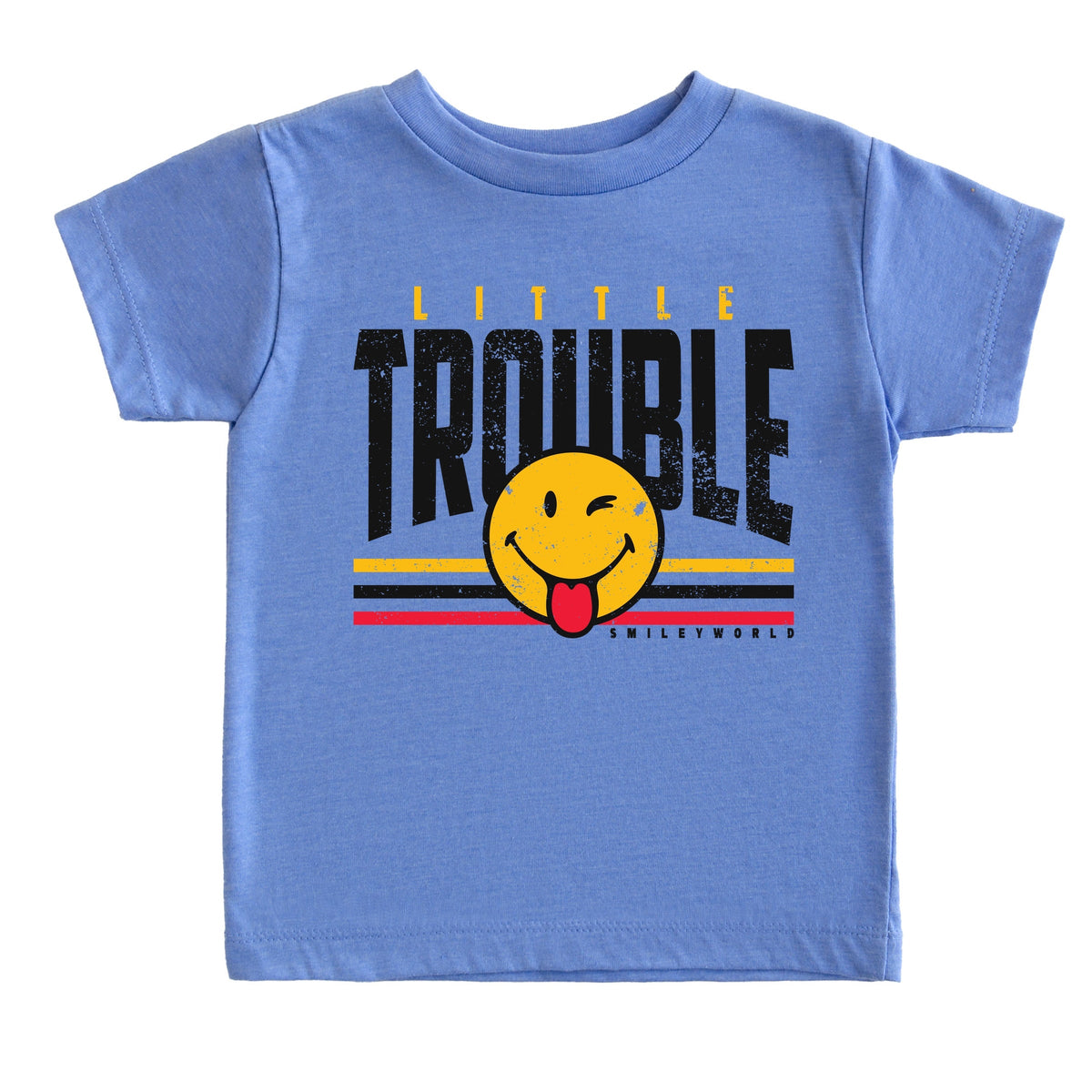 SmileyWorld Little Trouble - Toddler Short Sleeve Graphic T-Shirt