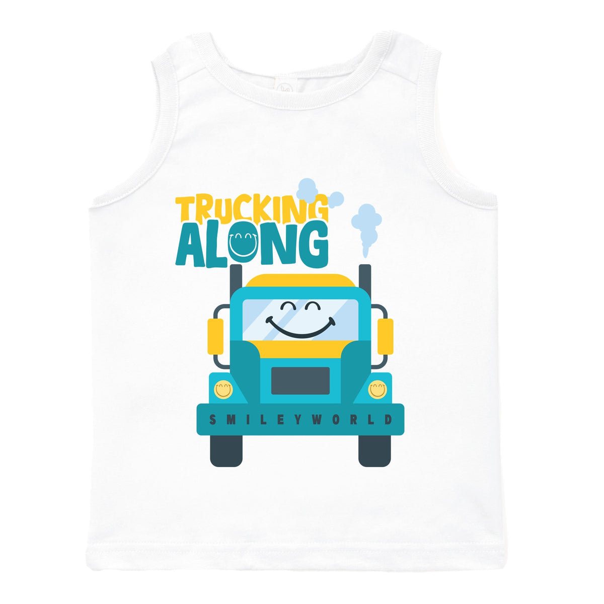 SmileyWorld Trucking Along - Toddler Graphic Tank
