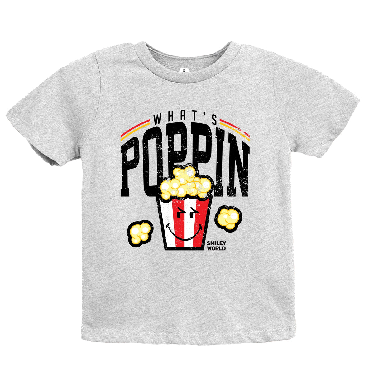 SmileyWorld What's Poppin - Youth Short Sleeve Graphic T-Shirt