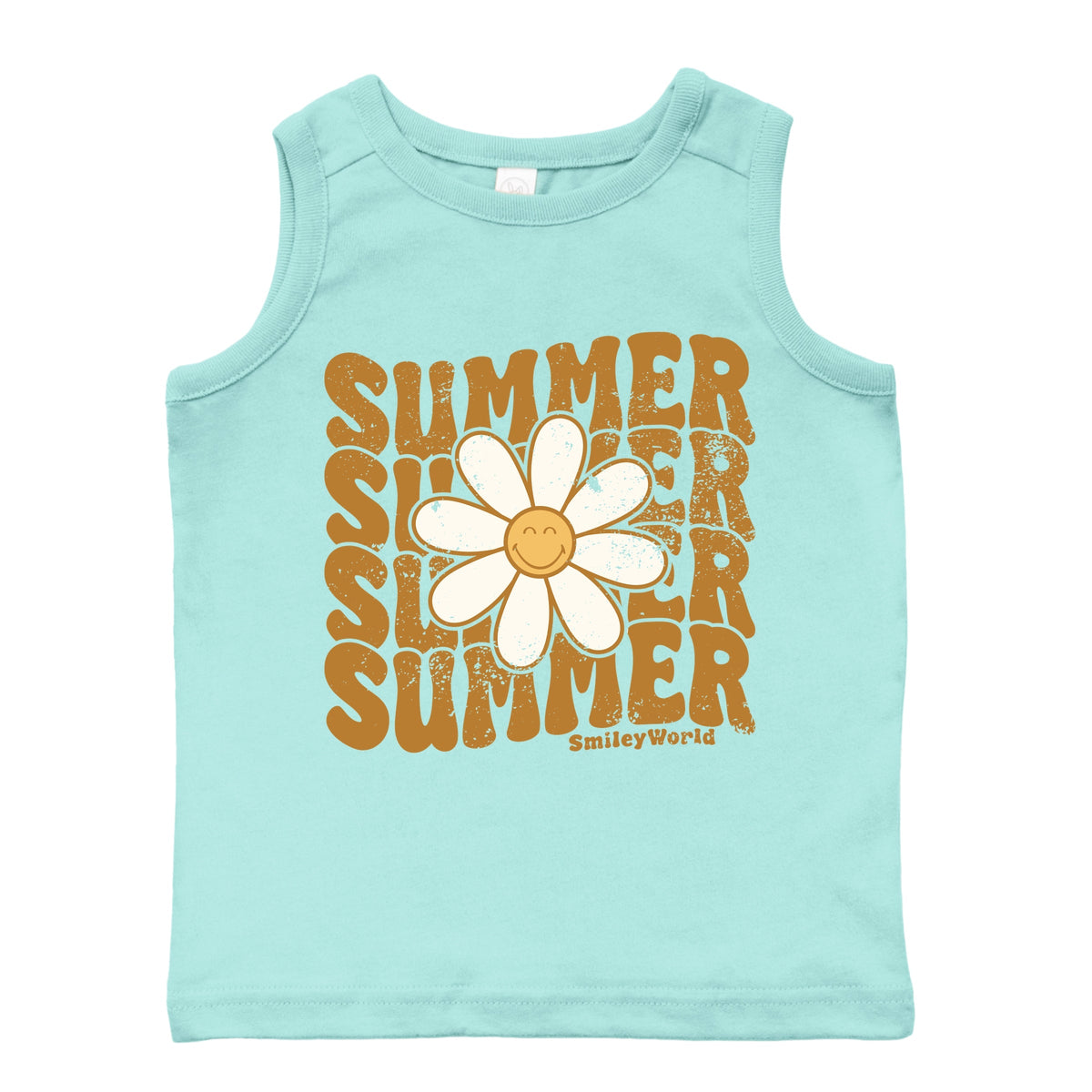 SmileyWorld Summer Wave Stacked - Toddler Graphic Tank