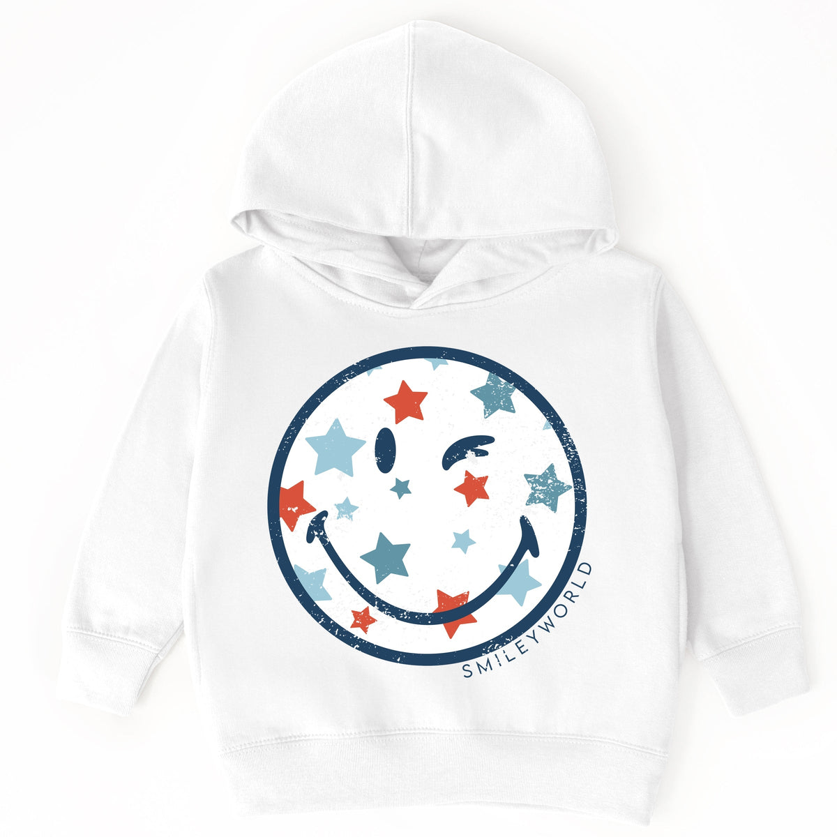SmileyWorld Patriotic Star Wink - Toddler Hoodie