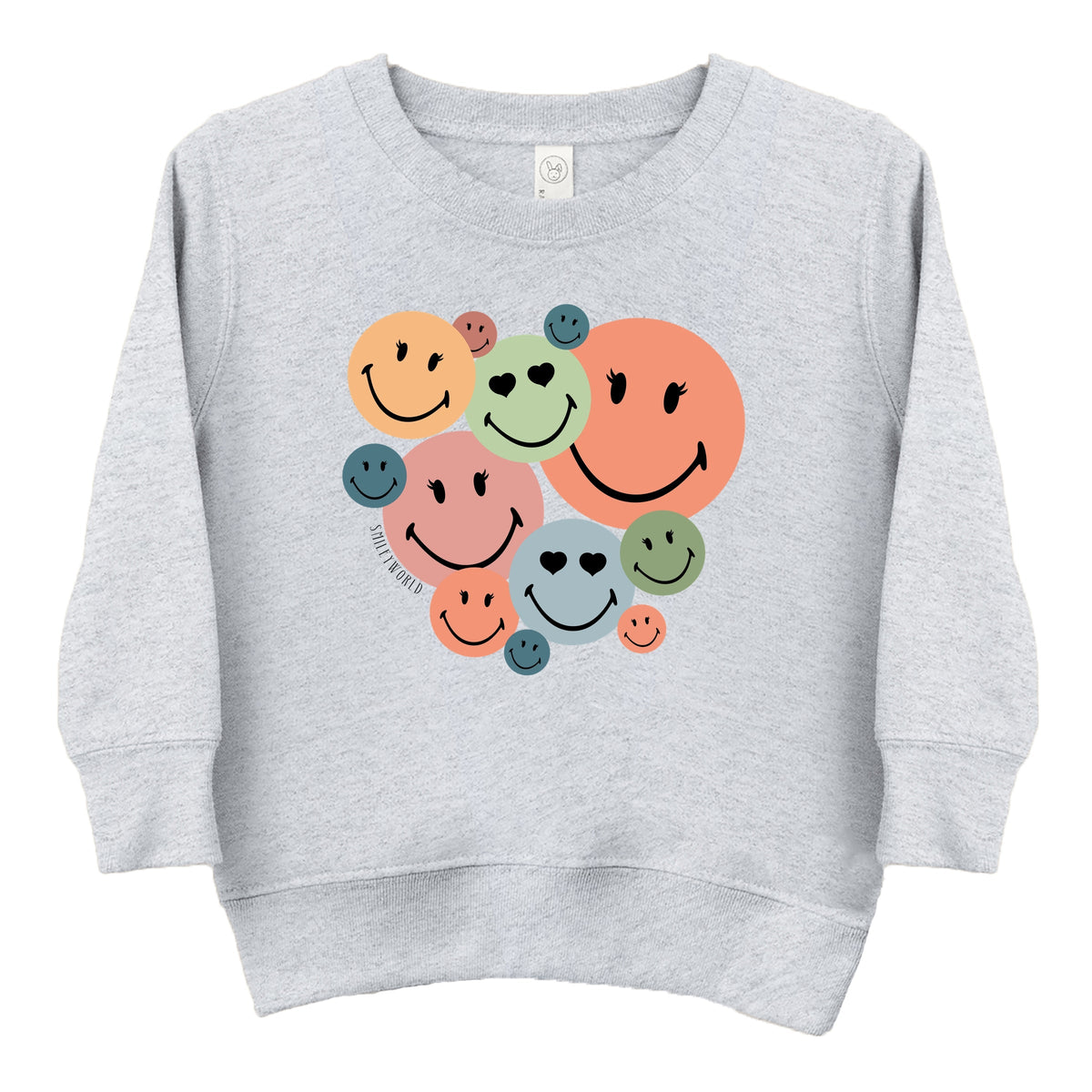 SmileyWorld Stacked Smiles - Toddler Graphic Sweatshirt