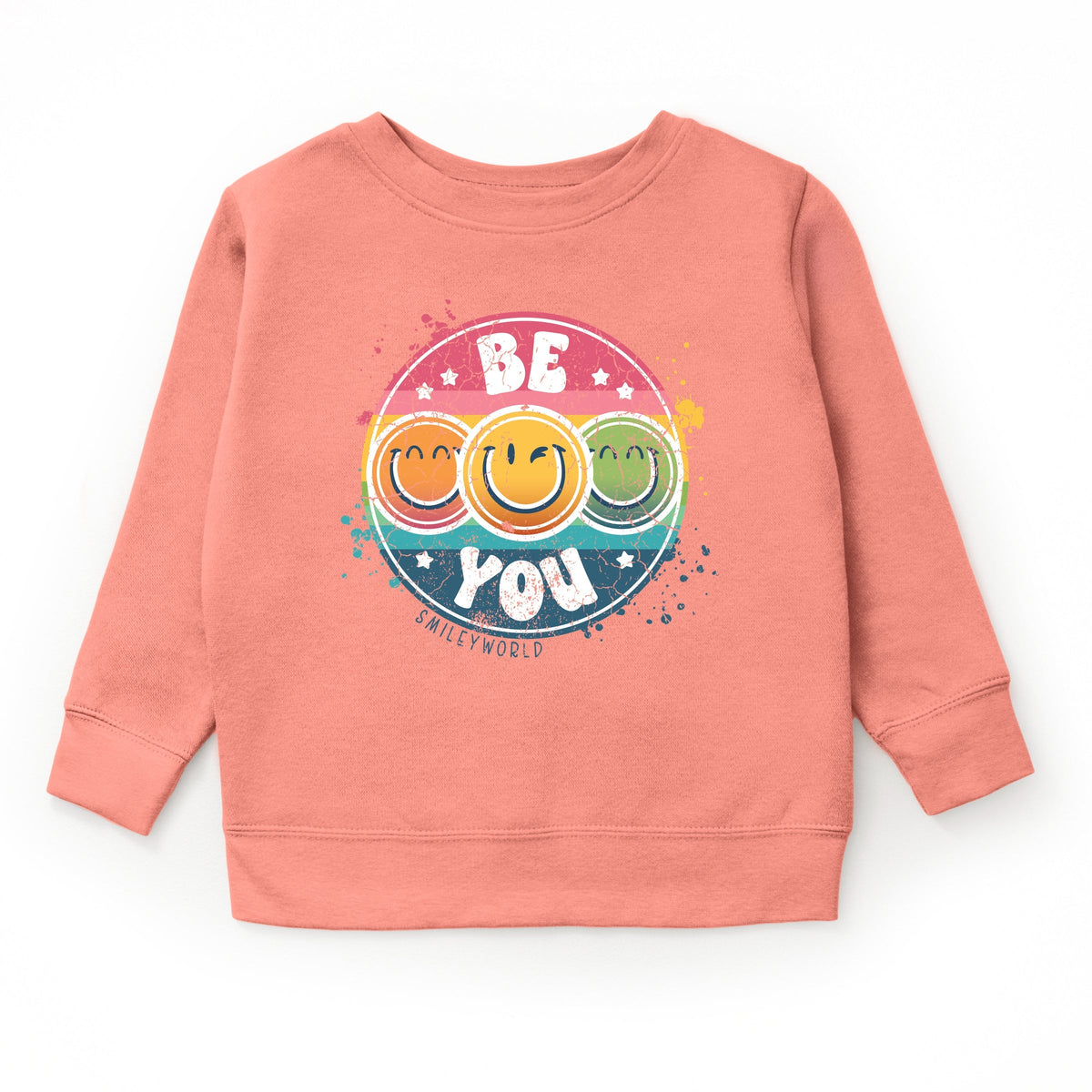 SmileyWorld Be You Rainbow Circle - Youth Graphic Sweatshirt