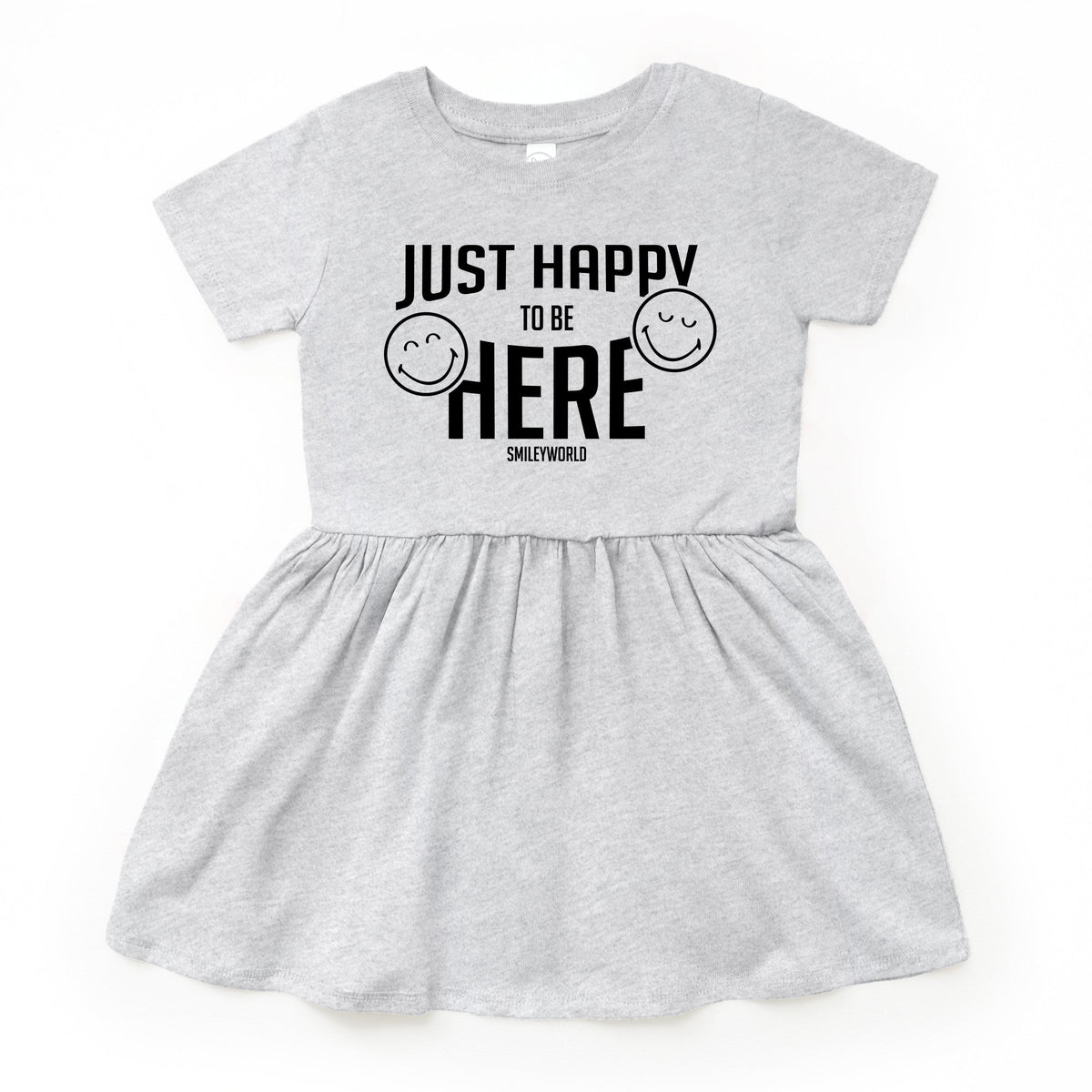 SmileyWorld Just Happy To Be Here - Toddler Graphic Dress